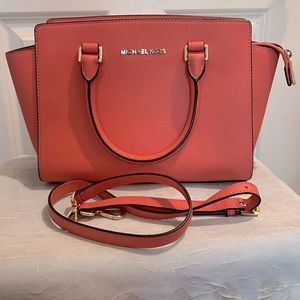 Michael Kors Medium Selma Leather Satchel